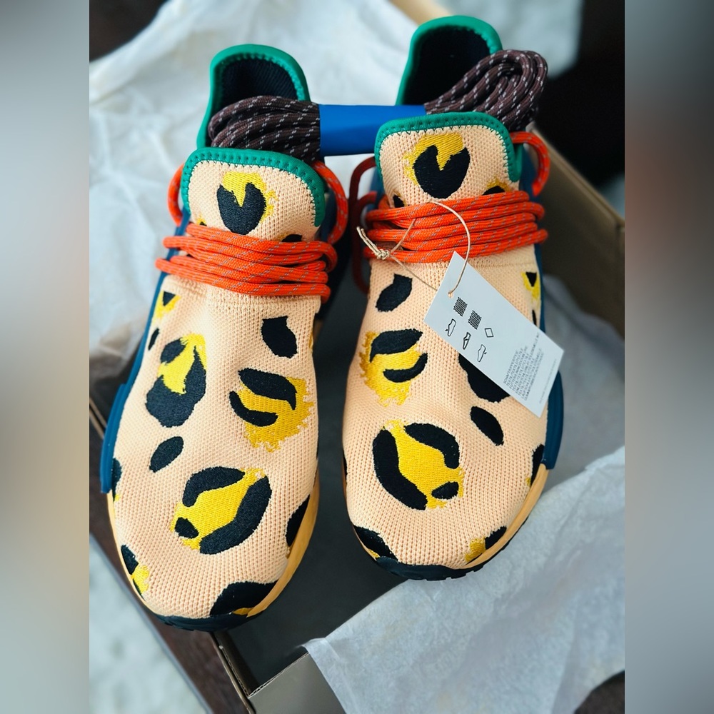 Brand New, Size 6.5M - Adidas NMD Hu Animal Print 2022 (Runs 1/2 size big)